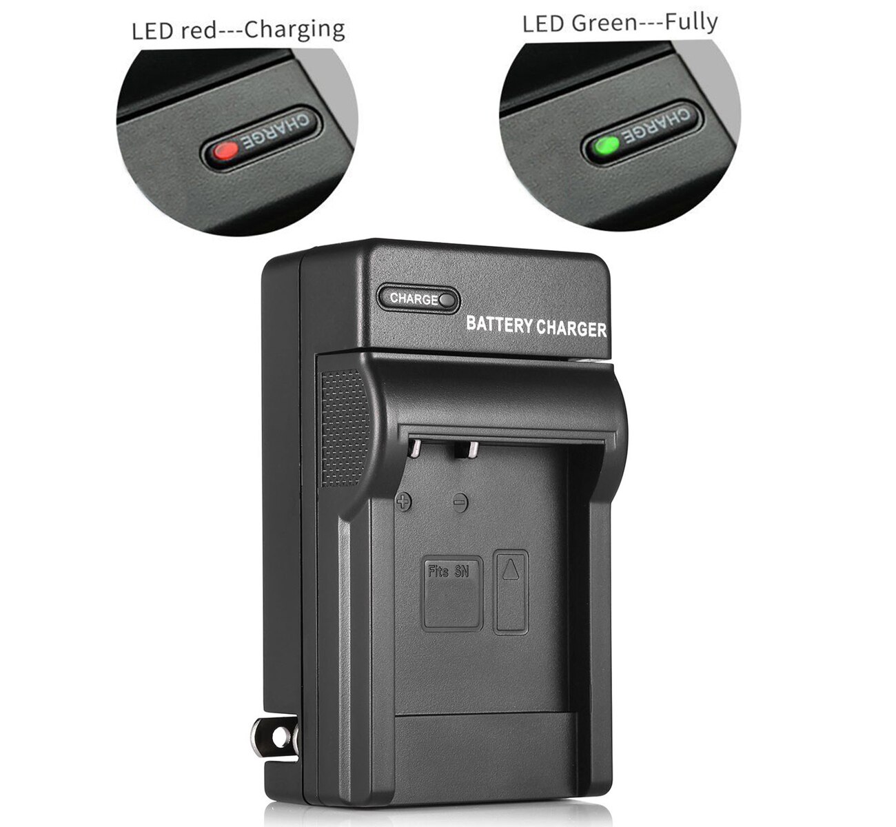 Battery Charger for Panasonic CGR-DU06, CGA-DU07, CGA-DU12, CGA-DU14, CGA-DU21, CGA-DU21A, CGA-DU21A/1B, CGA-DU21E/1B