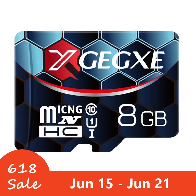 Xgegxe 64 Gb Geheugenkaart 8 Gb 16 Gb 32 Gb 128 Gb Micro Sd C10 Tf Card Flash Drive voor Smartphone