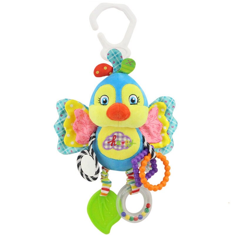 Baby Kids Stroller Bed Around Hanging Bell Rattle Activity Soft Toys Cartoon