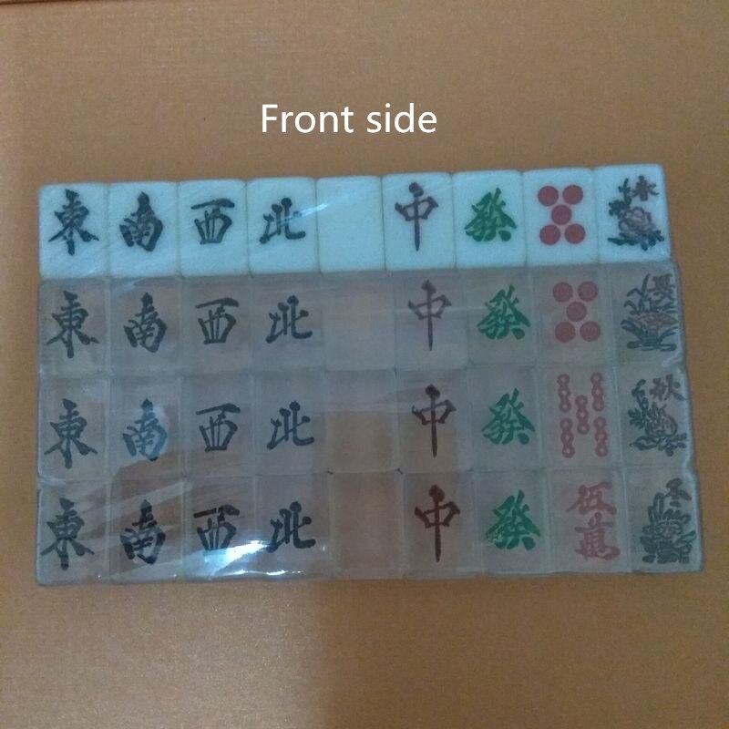 Japanese mahjong tiles/household hand to play mahjong tiles transparent Japanese mahjong 27 mm