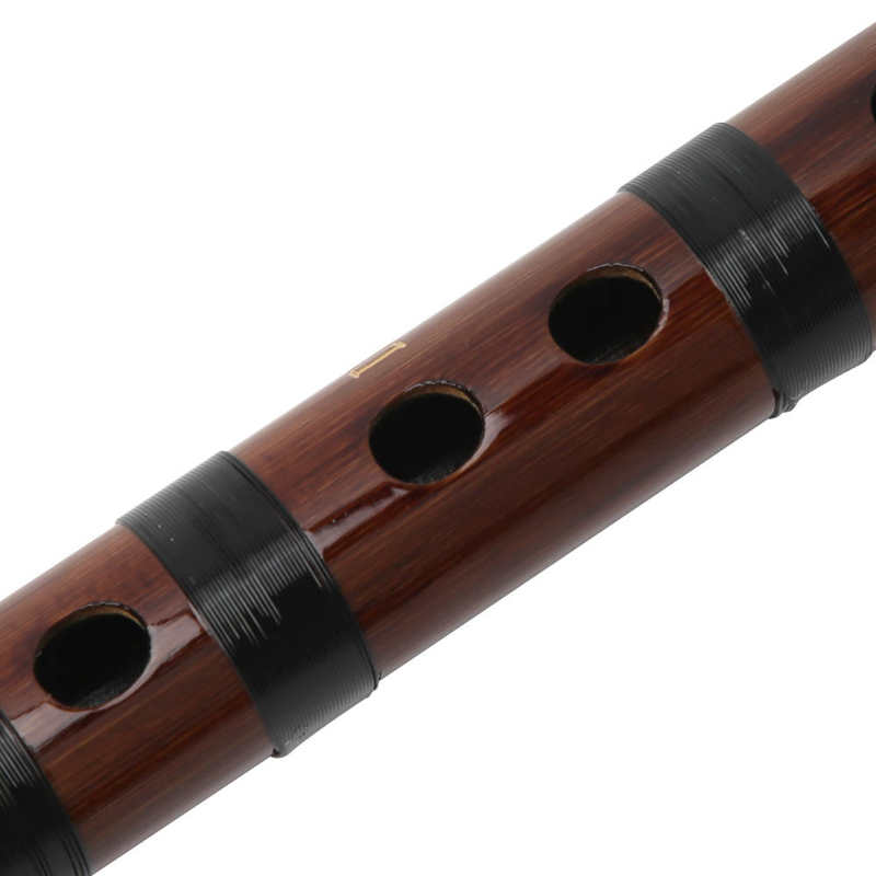 Musical Instruments Chinese Traditional Bamboo Flute D‑Key Lettering Body Dry Material Dizi Kit Traditional Wind Instrument