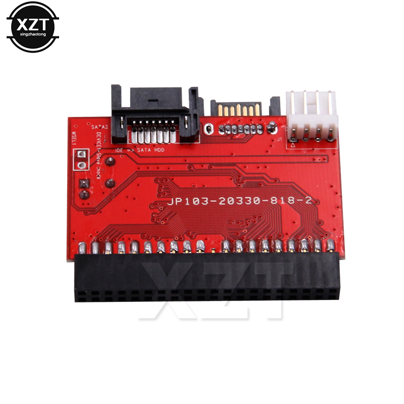 Adaptador SATA a IDE 2 en 1, convertidor de tarjeta IDE a SATA PCI, controlador de disco duro de 40 pines y 2,5 pulgadas, compatible con HDD CD DVD ATA 100/133