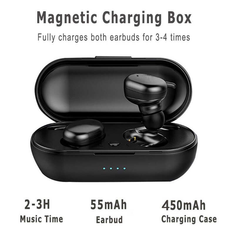 Y30 TWS Bluetooth 5.0 Earphones With Charging Box Wireless Headphone 9D Stereo Sports Waterproof Earbuds Headset With Microphone
