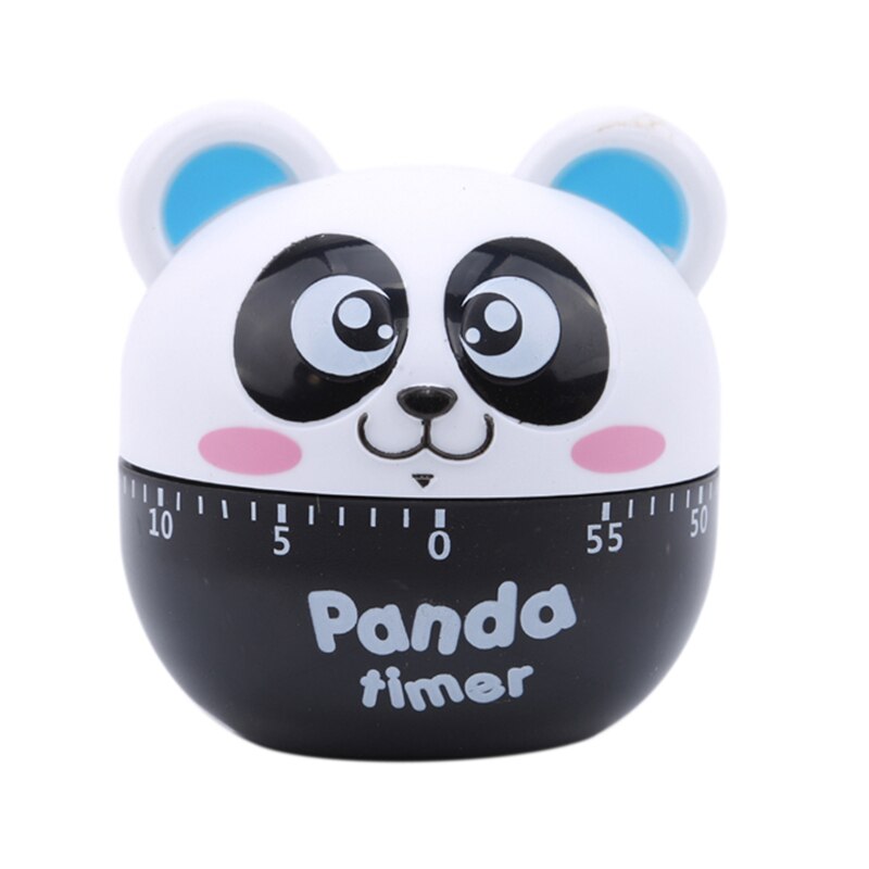 Panda Shape Timer Pink Timer Yummy Soft Hard Boiled Eggs Cooking Kitchen Eco-Friendly Resin Panda Perfect Color Changing Timer: Blue
