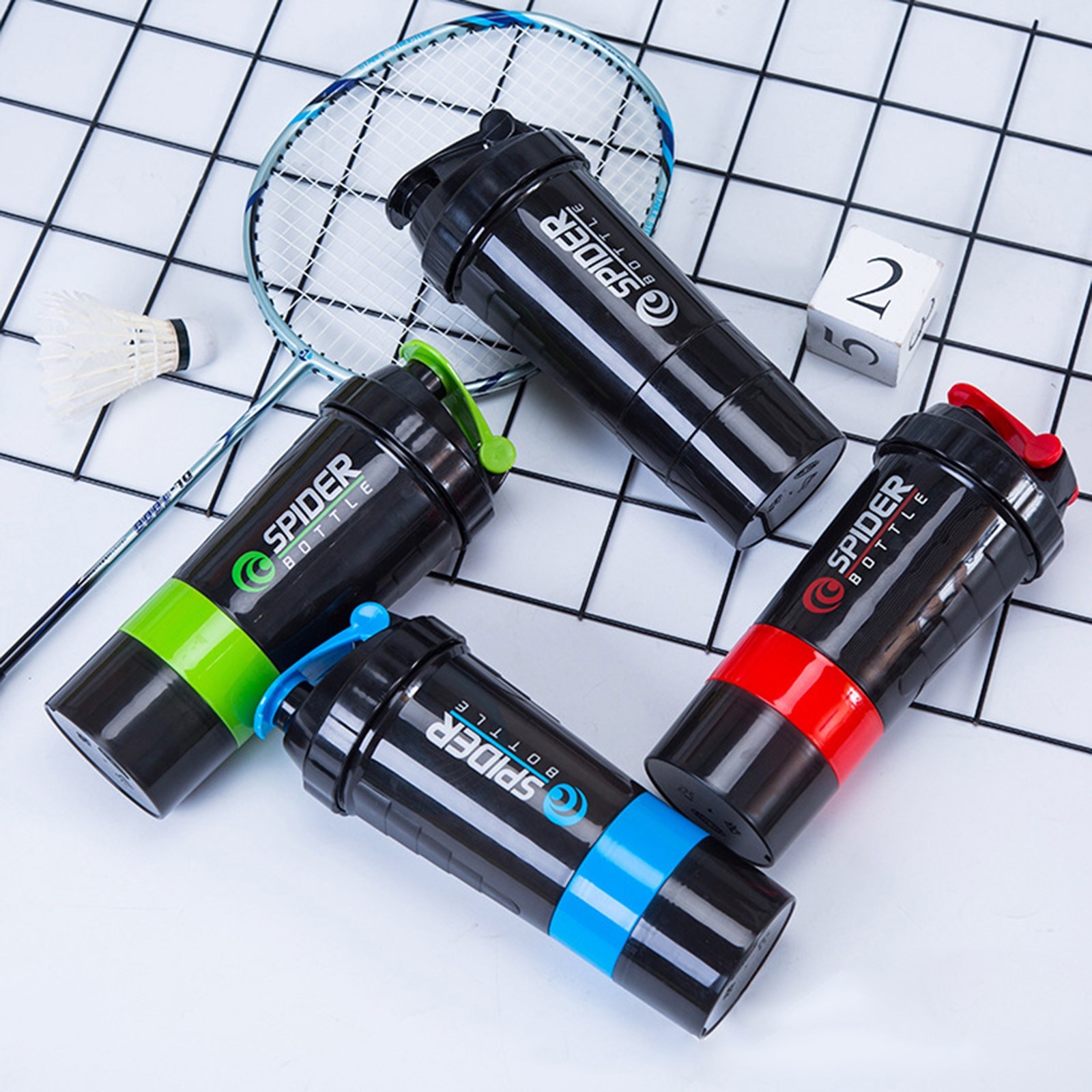 BLANK Shaker Bottles for Protein Mixes - 28oz Protein Shaker Bottle - Blank special easy grip drink shaker cup for easy