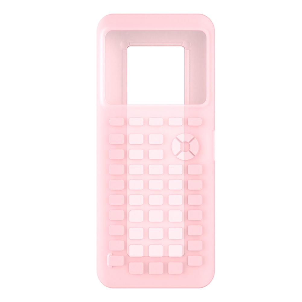 Calculator Silicone Case For Instruments TI-84 Plus CE Ultra-thin TPU Protective Cover For Instruments TI-84 Plus CE Calculator: Pink