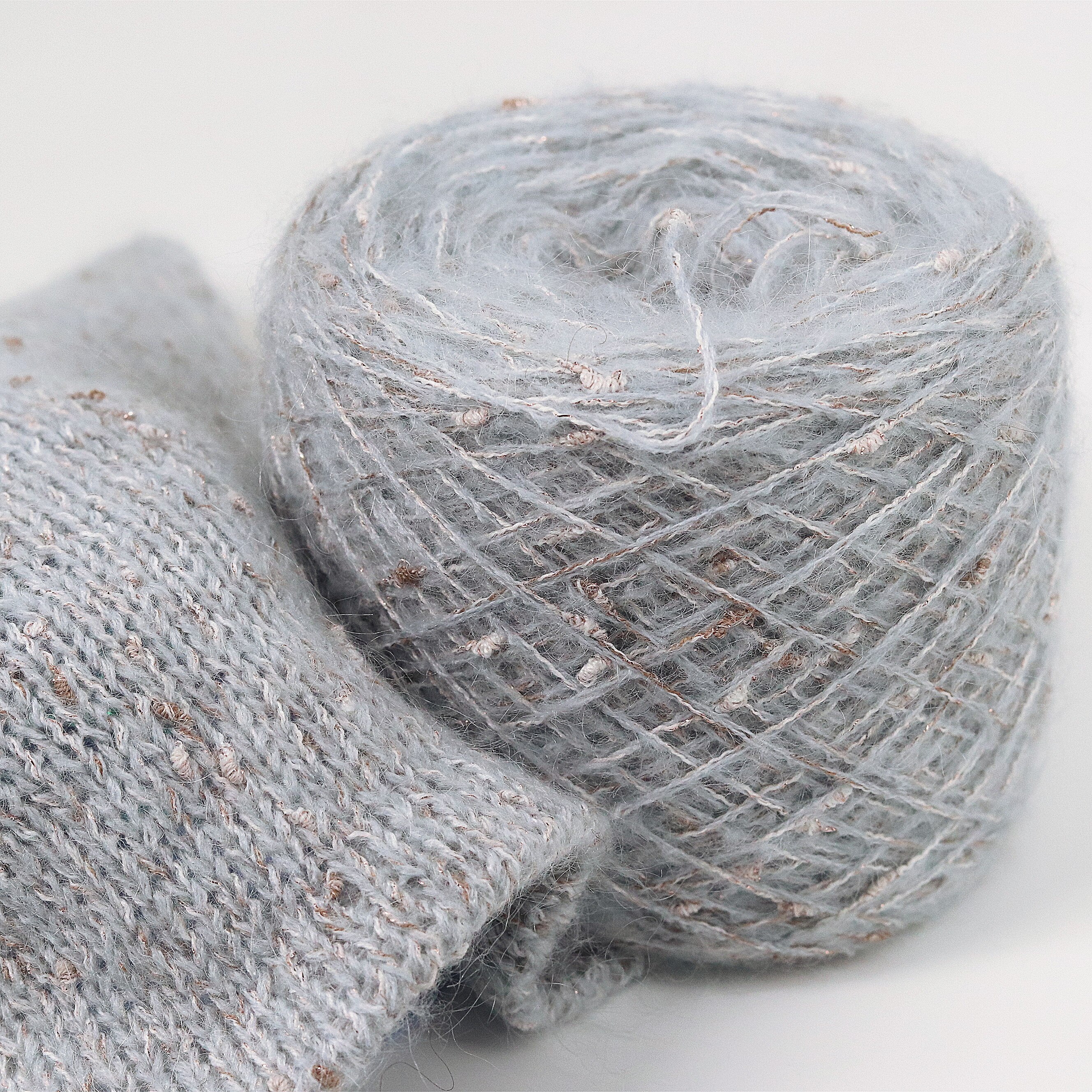 50G Metallic Fancy Knoop Mohair Garen Вязание Пряжа Wol Draad Anti-Pilling Voor Haken Sjaal Trui