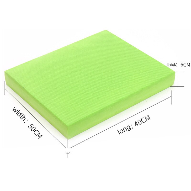 Anti-Slip Zachte Balans Pad Tpe Yoga Blok Pad Dikke Balans Pad Balancer Fitness Training Yoga Pilates Balance Board