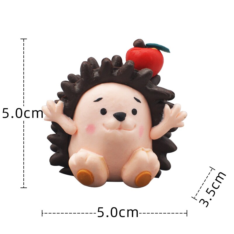 Décoration de gâteau en forme d&#39;arbre, animaux, hérisson, renard, grenouille, pour fête d&#39;anniversaire, fournitures de pâtisserie, décoration de Dessert pour réception pour bébé: 1