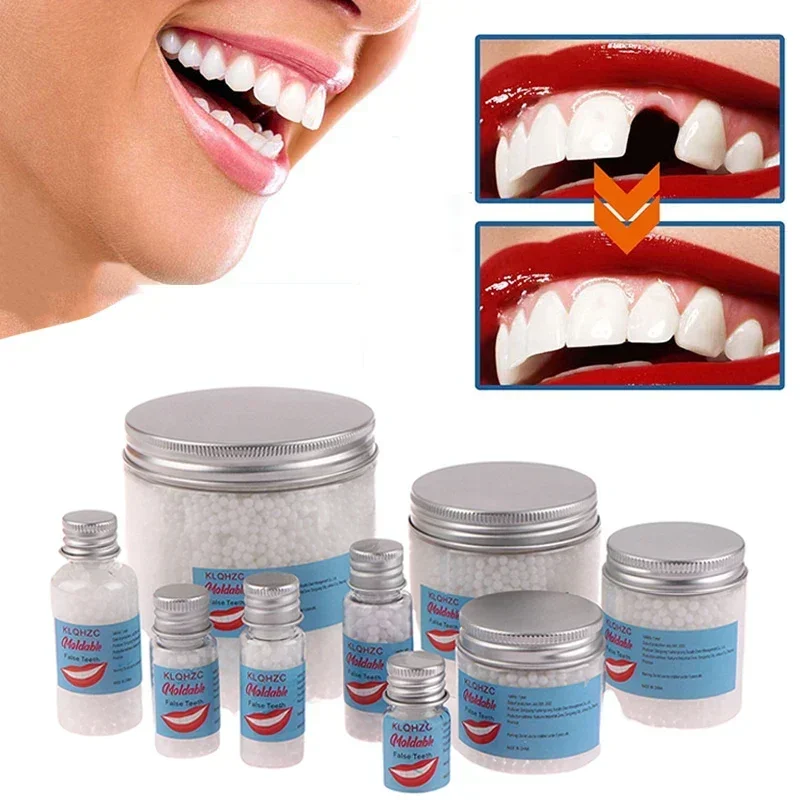 5-100ml Harz Zahn reparatur kleber formbare Zahnlücken füllen feste temporäre Zähne reparieren False teeth Kleber Sicherheit zahn ärztliche Versorgung