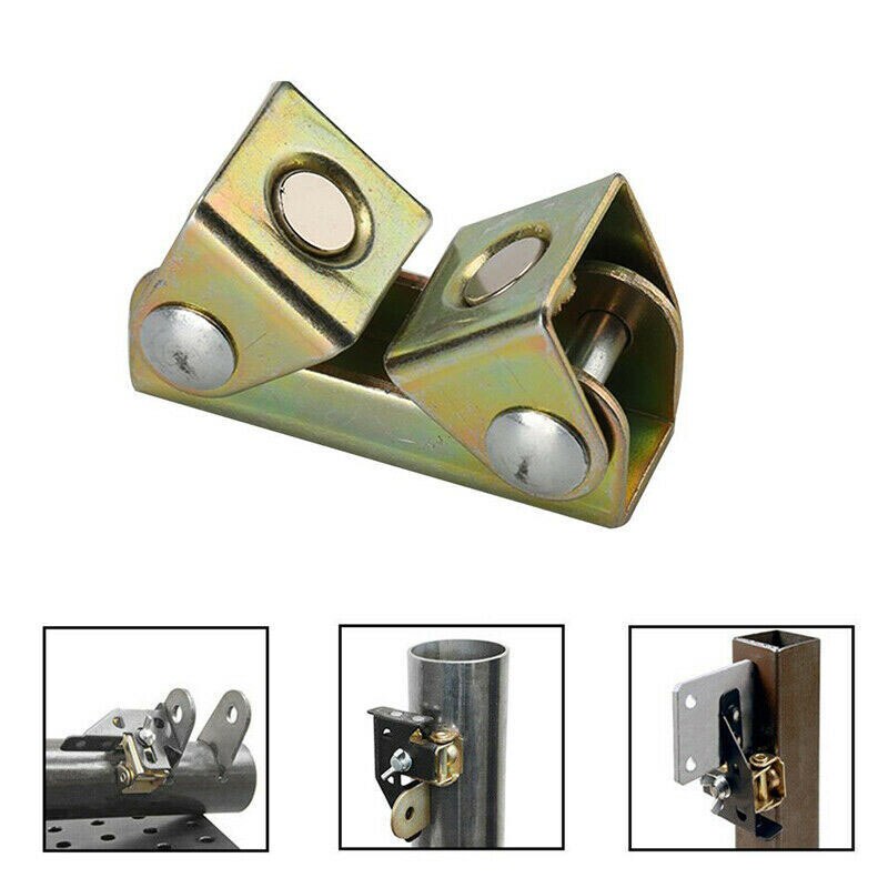 V Type Magnetic Welding Clamps Holder Suspender Fixture Adjustable V Pads Adjustable Magnetic Welding Fixture