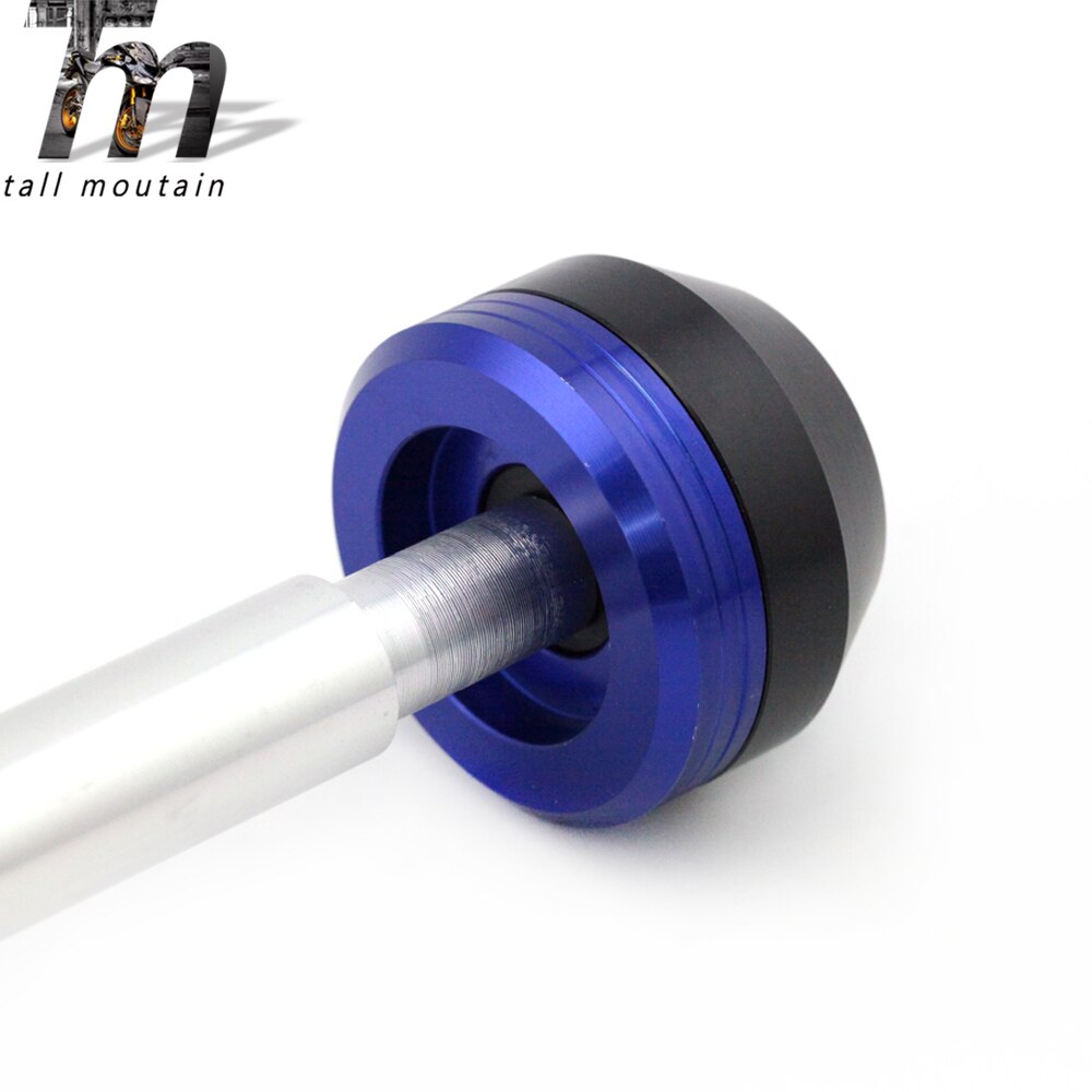 Para triumph speed triple 2007 2008 2009 eixo dianteiro garfo acidente slider acessórios da motocicleta protetor de roda caindo proteção