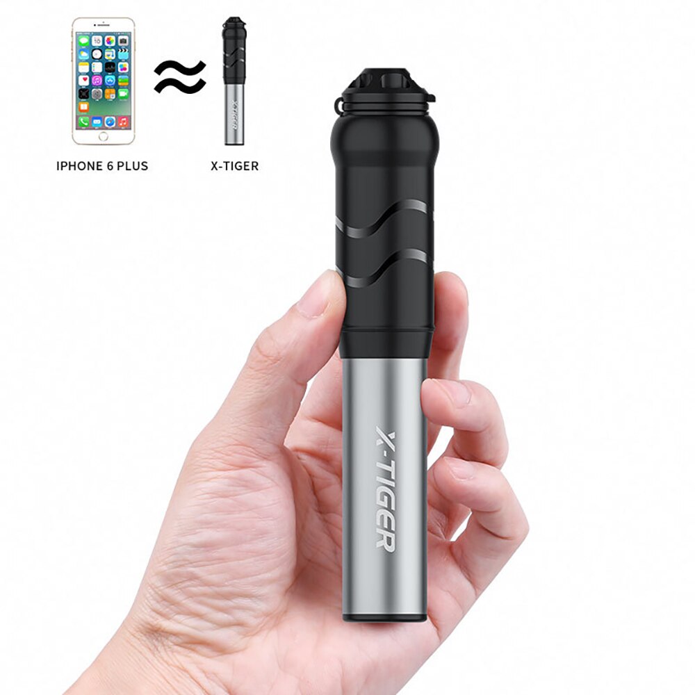 Bicycle Pump Aluminum Alloy Portable Mini Bike Pump Mountain Bike Tire Inflator Bike Accessories