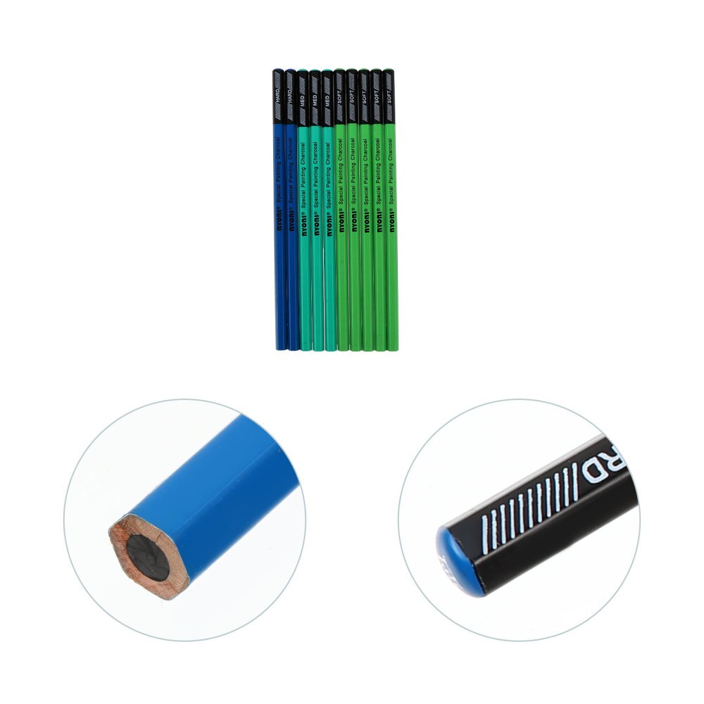 10pcs Useful Drawing Sketch Pencils Durable Artist Pencils Drawing Supply: Default Title