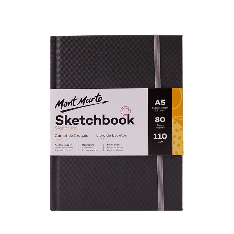 80sheets Hardcover Sketchbook A4 A3 A5 80 Sheets 110g Artists Drawing Blank Painting Paper Sketch Pad MSB0089 Art Supplies: 1 pc A5
