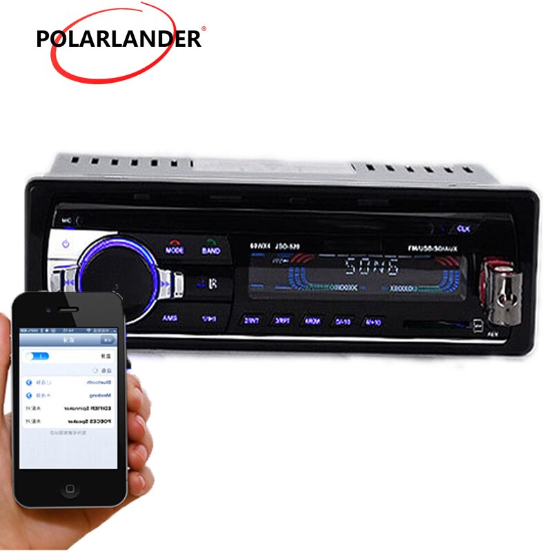 Bluetooth car Radio Car MP3 Player FM Stereo Handsfree USB AUX SD AUXIN folder play function Remote Control Universal 1 Din