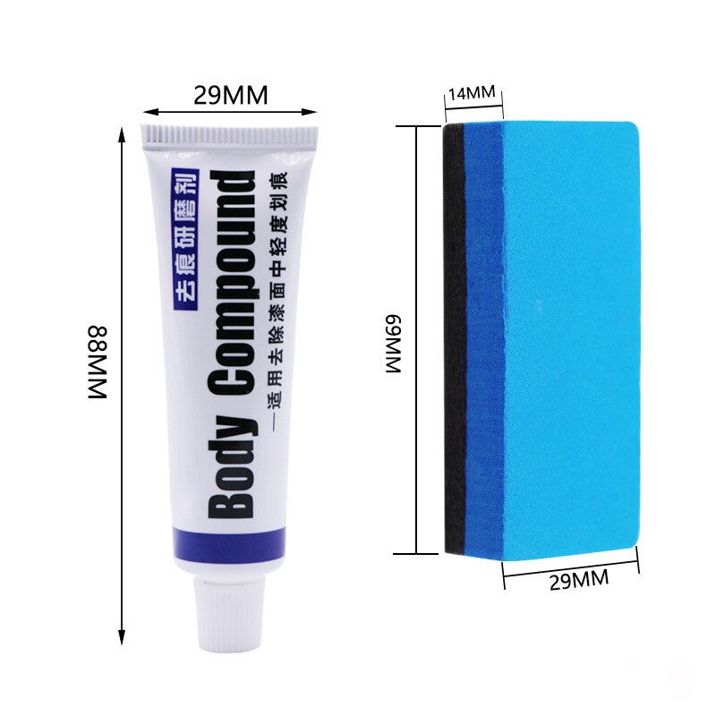 2 Stuks Auto Lichaam Samengestelde Wax Trace Verwijderen Schurende Trace Auto Universele Trace Verwijderen Wax Krassen Polijsten Wax Onderhoud Tool