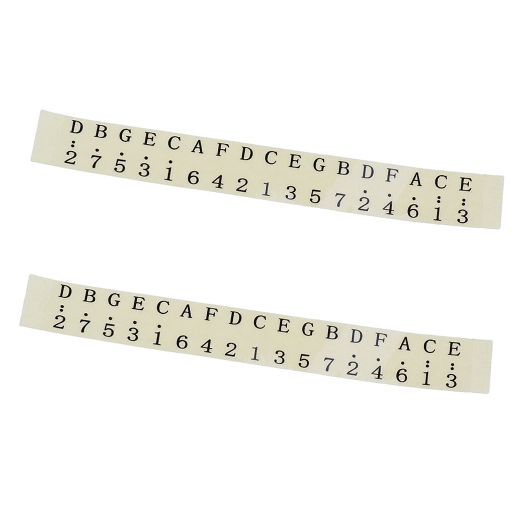 17 Key Kalimba Mbira Musical Scale Key Stickers Kalimba Thumb Piano Finger Percussion Instruments & Gear Access