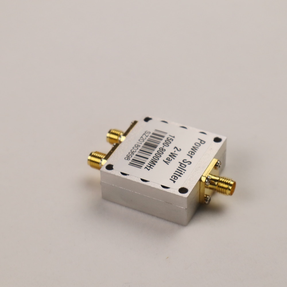 ZQTMAX 2 Way SMA Power Splitter Combiner Female Connector 8G High Frequency 1.5-8Ghz Divider