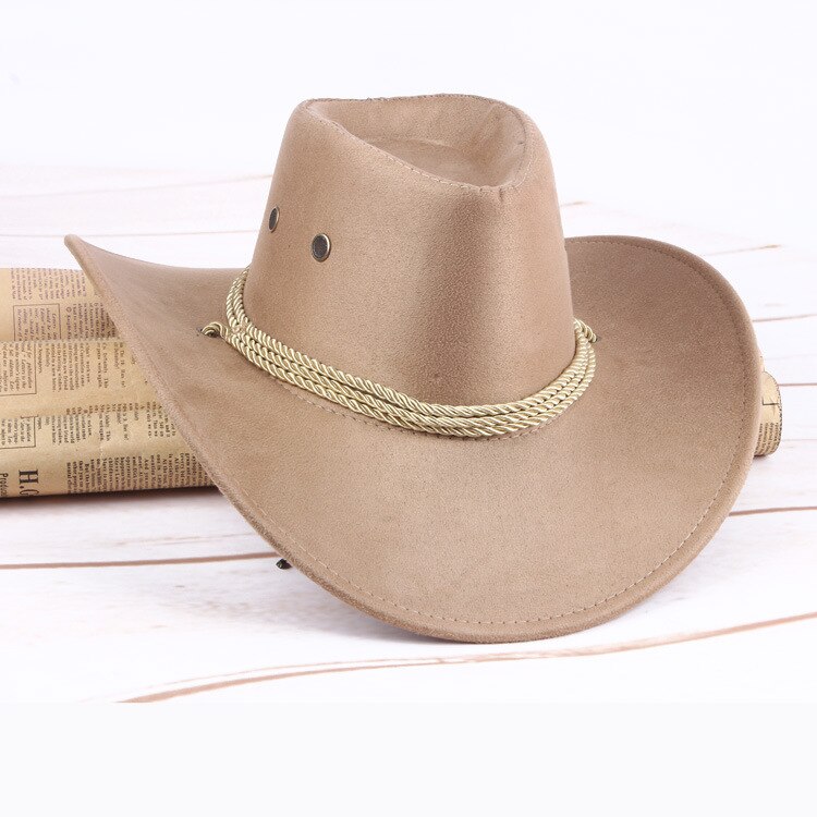 Unisex western cowboy hat turist hat hat western hat gorras 8 farver  aw7229: 6