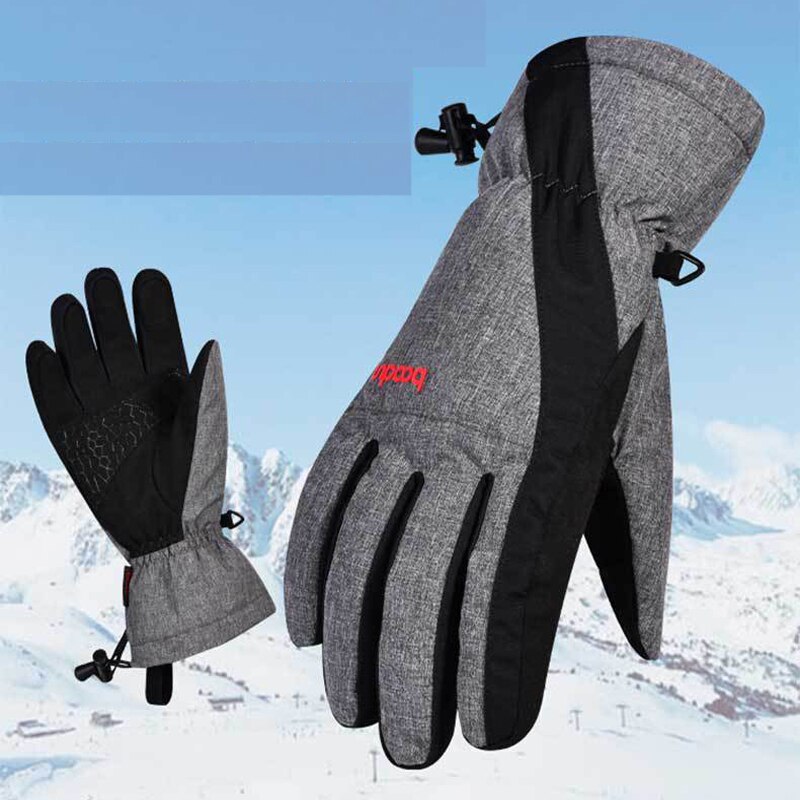 Mannen Vrouwen Ski Handschoenen Gescheiden Vinger Waterdichte Thermische Fleece Warm Sneeuw Skiën Snowboard Handschoenen Winter Outdoor Sport Wanten