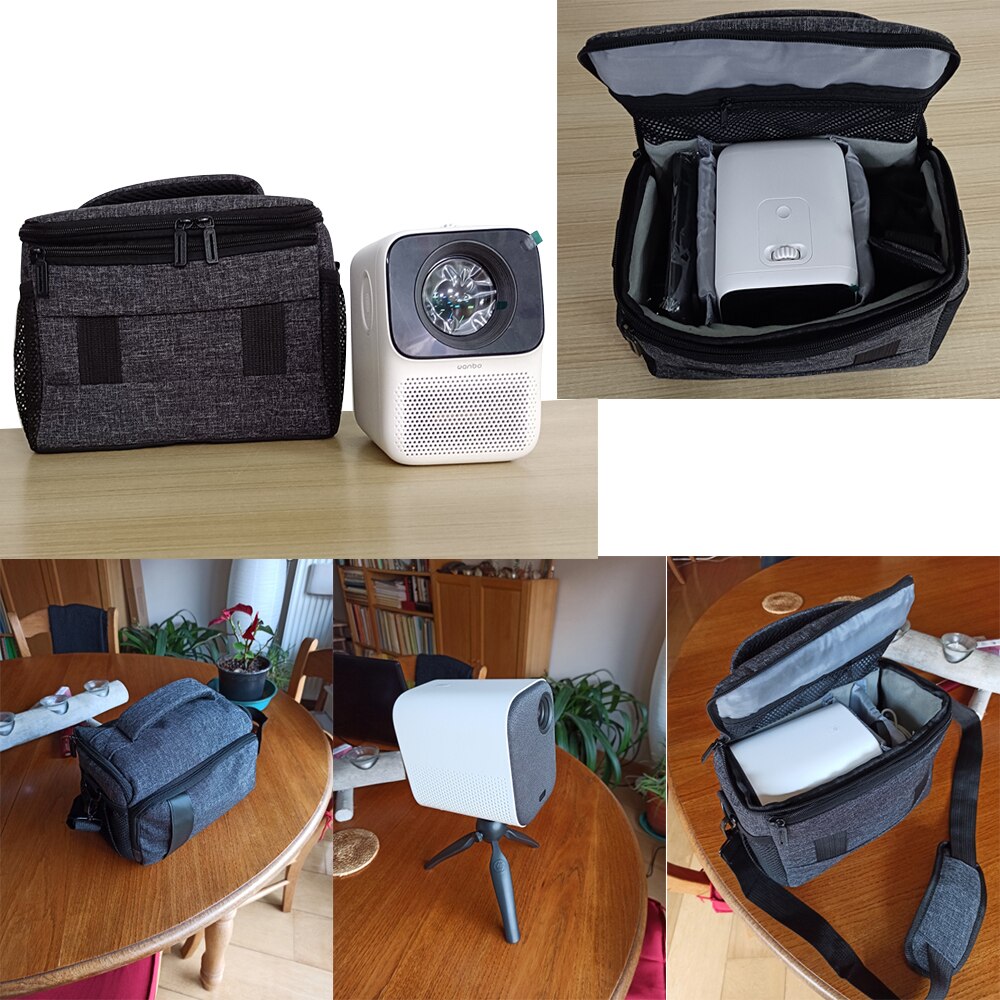 Projector Storage Bag for Xiaomi Wanbo T2 MAX Mini Projector XGIMI halo mini projector Portable bag Projector Accessories pack