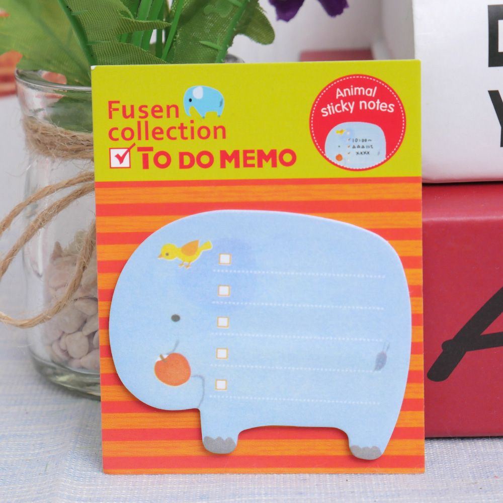 1pcs Briefpapier Bos Dier Serie Leuke Paper Memo Pad/Sticker Post Sticky Notes Notepad School Kantoorbenodigdheden: 7