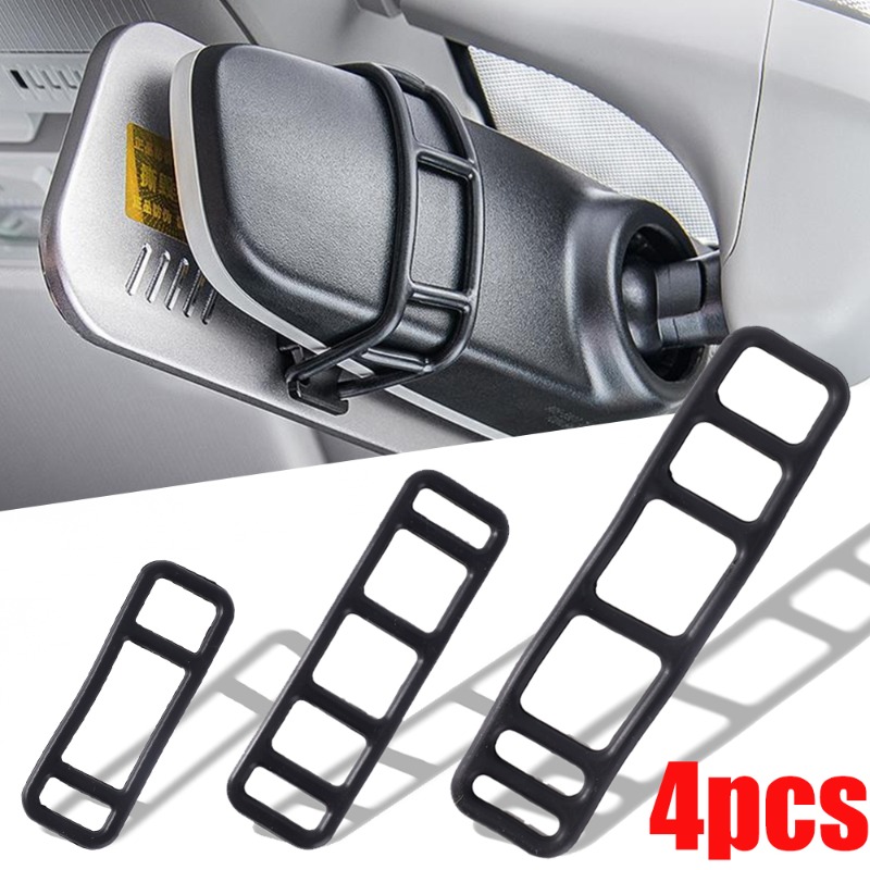 Correa elástica de silicona para grabadora de conducción de automóviles, vendaje fijo para espejo retrovisor, fijación DVR, accesorios de correas de goma