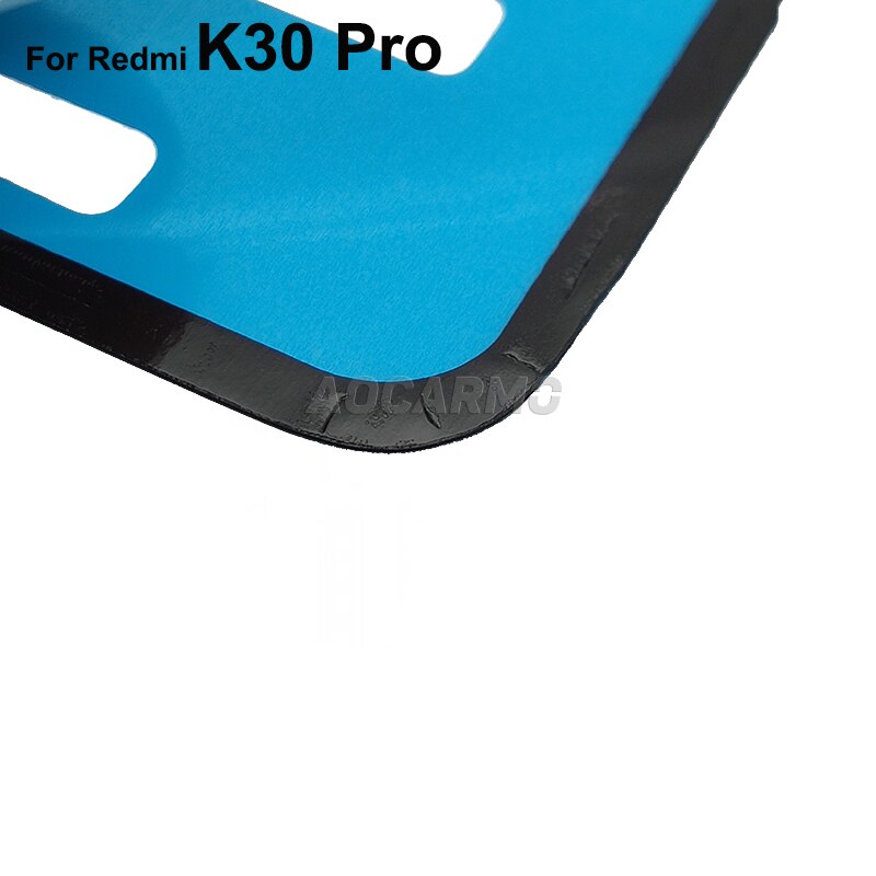 Aocarmo Back Cover Adhesive Rear Housing Tape Back Camera Sticker For Redmi K30 Pro