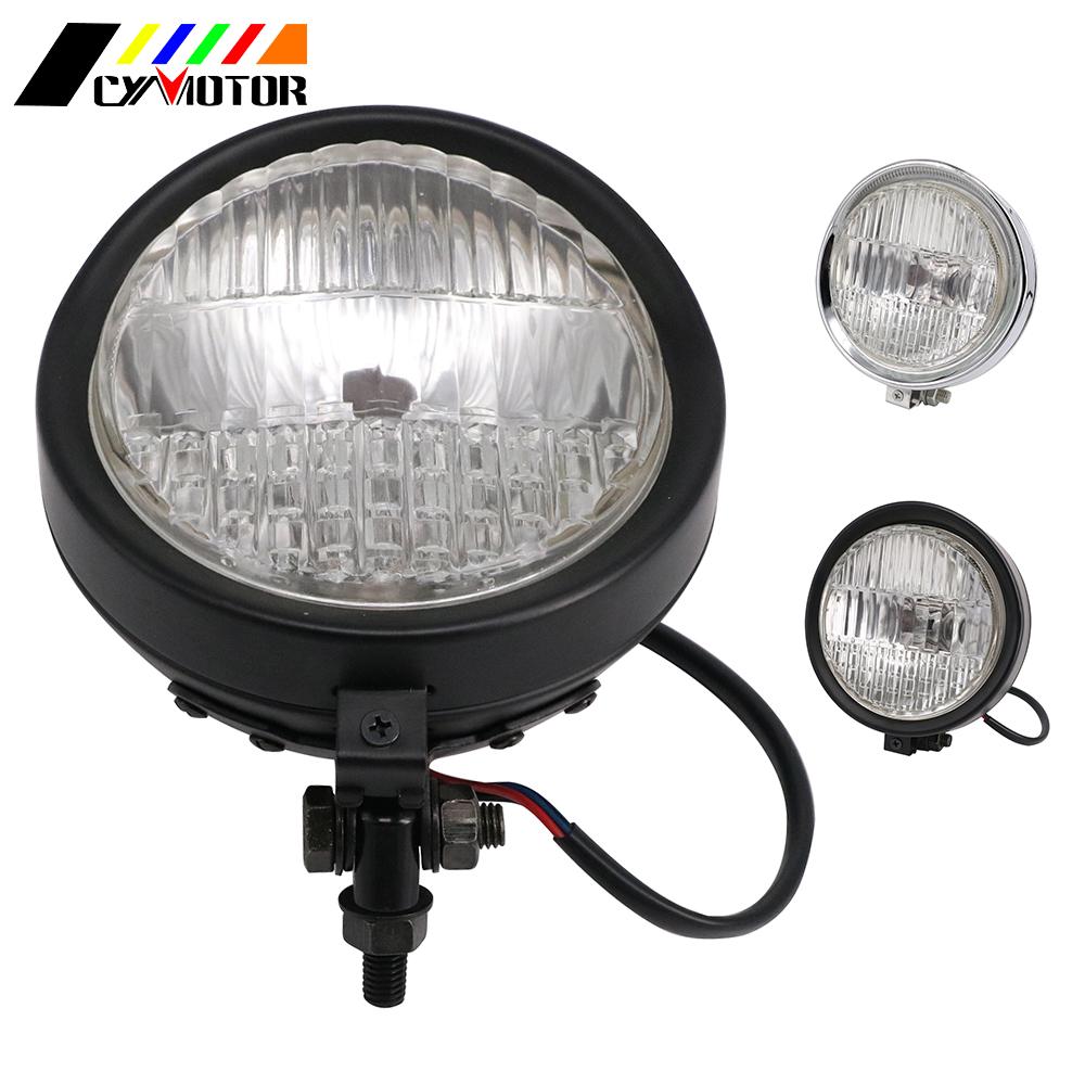 Motorfiets retro koplamp koplamp lamp voor cafe racer harley davidson choppers sportster suzuki racer 883 xl1200 xl 1200