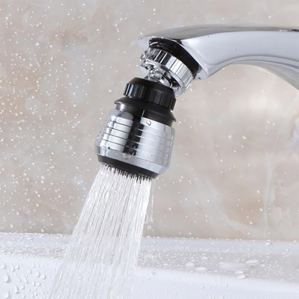Grifo de ahorro de agua para cocina, difusor de aireador giratorio de ahorro de 360 grados, adaptador de filtro de boquilla de grifo para cocina y baño, 1 unidad