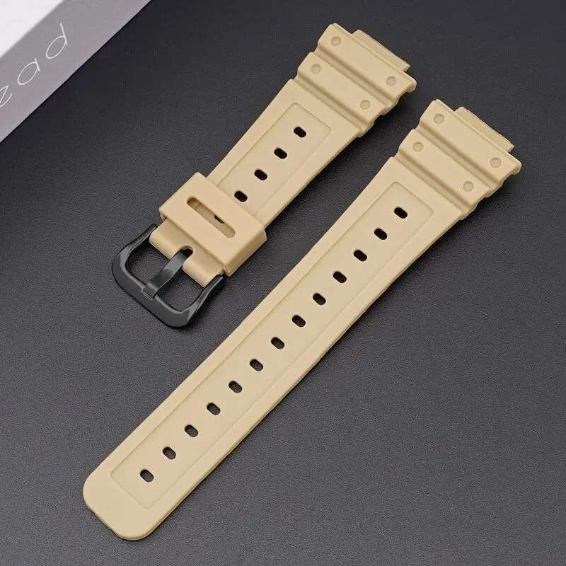 Gummi-Uhrenarmbänder für Casio DW6900 GA2100 GM2100. Hochwertiges Sport-Silikon-Uhrenarmband für DW5600-Serie, Uhrenzubehör: Rot schwarz