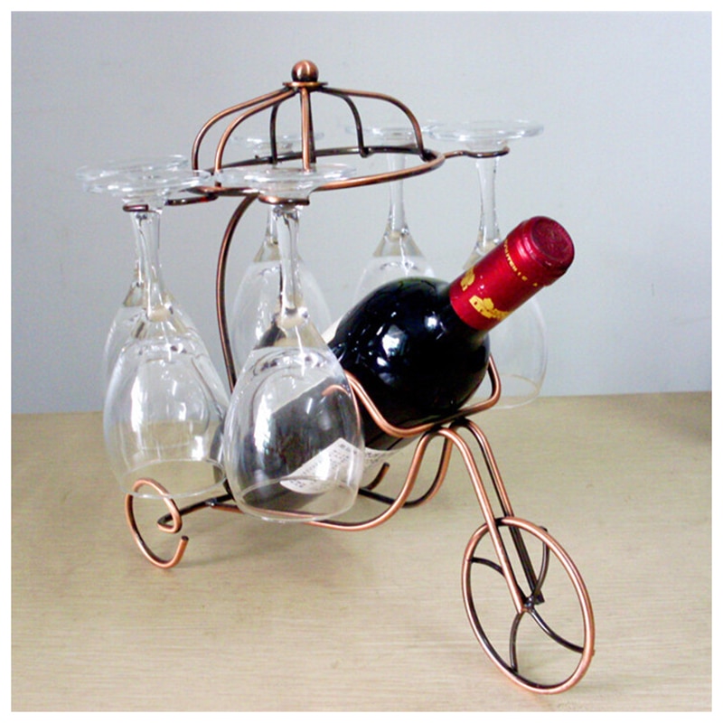 y delicado soporte de copas de vino tinto para colgar de la Copa boca abajo estante de exhibición de copas