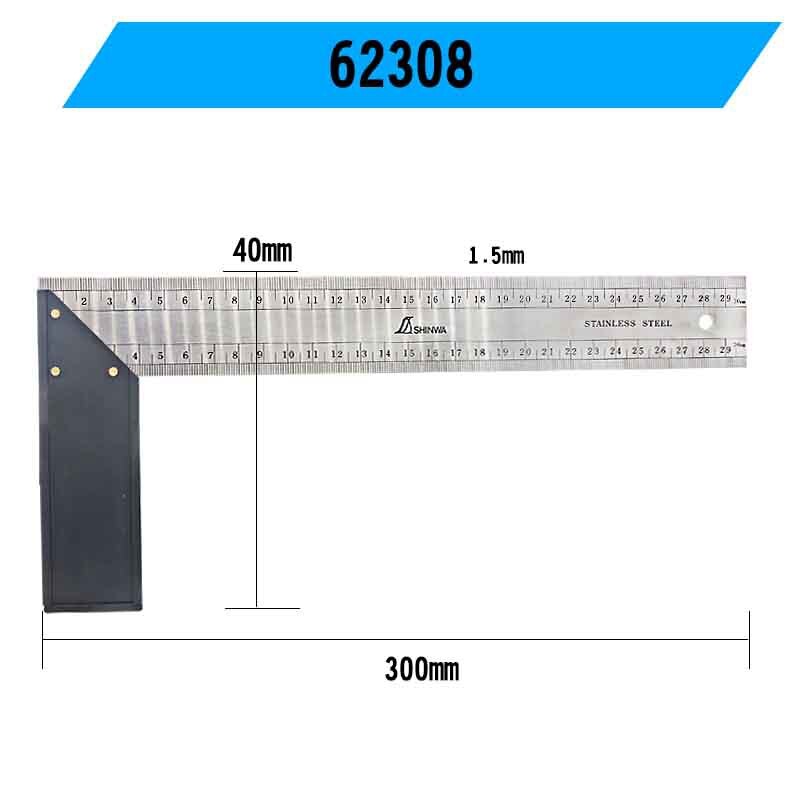 SHINWA Penguin Miter Try Square Stainless Steel Ri... – Grandado