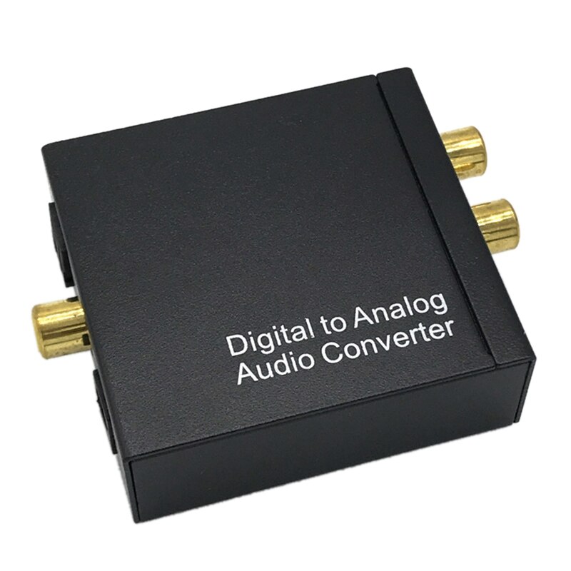 Digital To Analog Audio Converter Upgrade Model with 3.5MM Headphone Jack Coaxial Audio Decoder