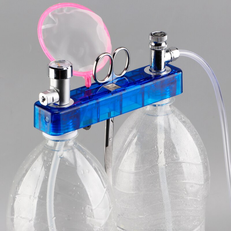 Acquario kit generatore di sistema di CO2 fai-da-te generatore di diffusori di CO2 con manometro accessori per regolatori di serbatoi per piante Nano