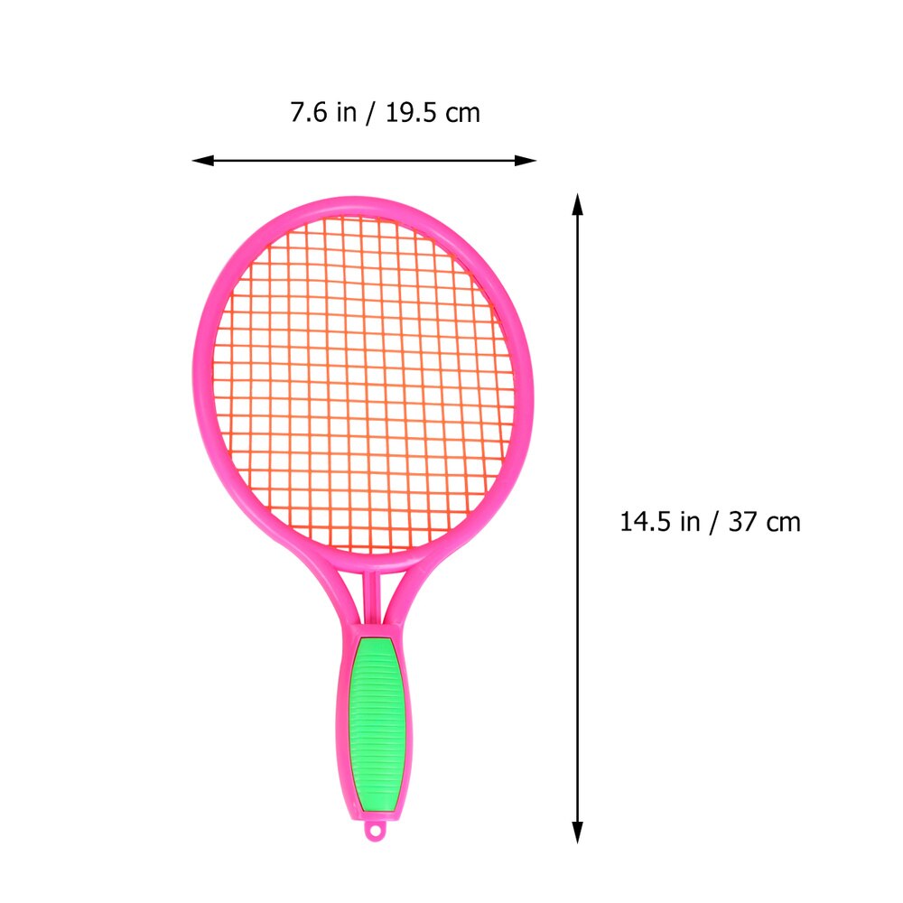 1 paire de raquettes de Tennis de Badminton pour enfants, accessoires de jeu pour l'école maternelle et primaire (taille)