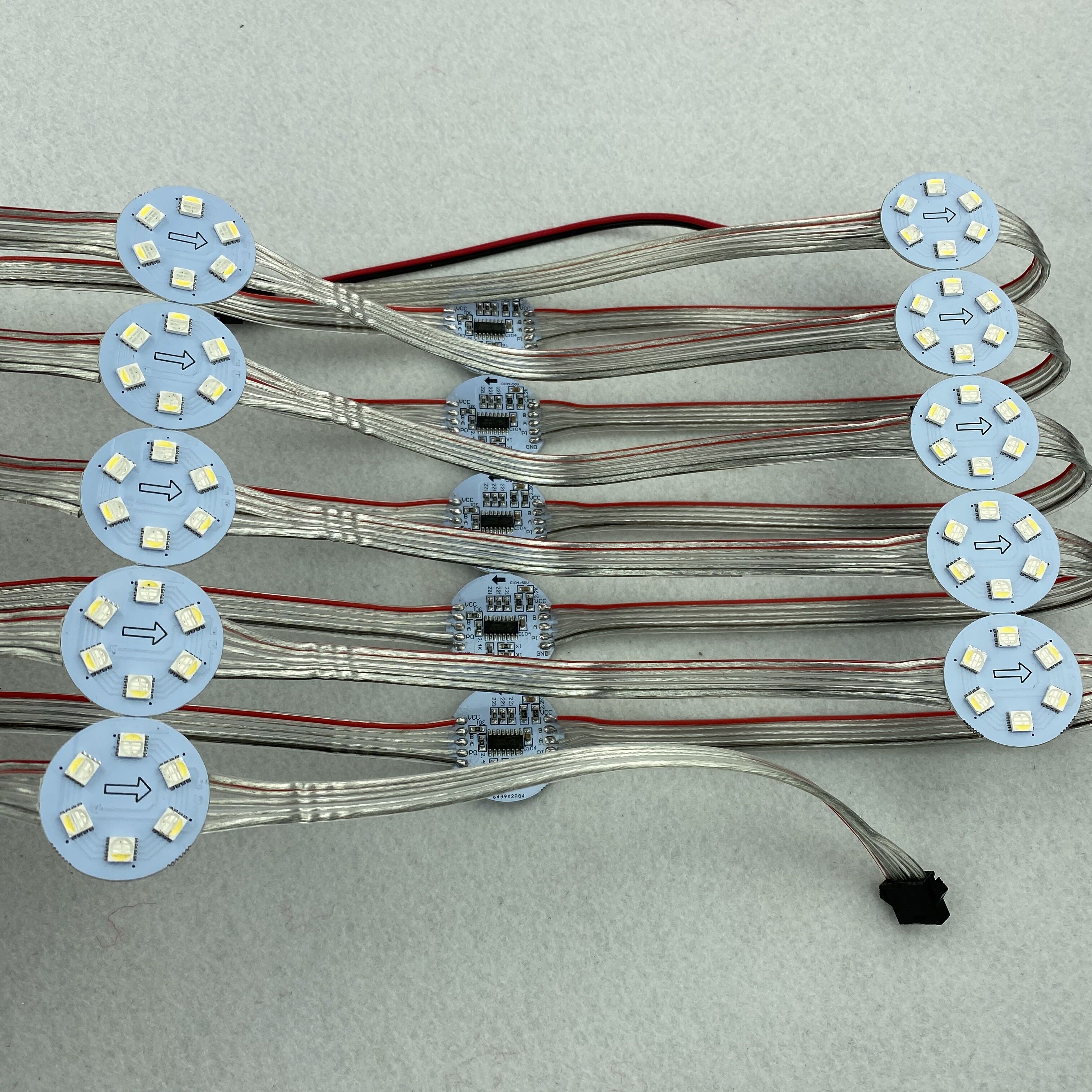 standard DMX512 DC24V RGBW;addressable pixel module,1.44W(6LEDs);non-waterproof