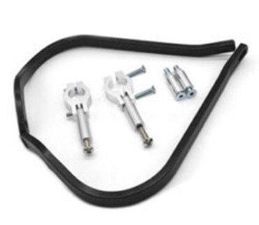 1Set Motorcycle Hand Guards Universal Aluminum For KTM Motocycles 7/8" 22m motocross Dirtbike MX ATV Handguards Handlebar Guards: Black