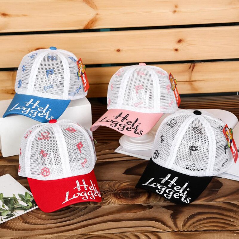 Doitbest malla completa niño gorra de béisbol transpirable de verano delgada Hip Hop protector solar niños sombreros chicos chicas sombrero gorras snapback gorras