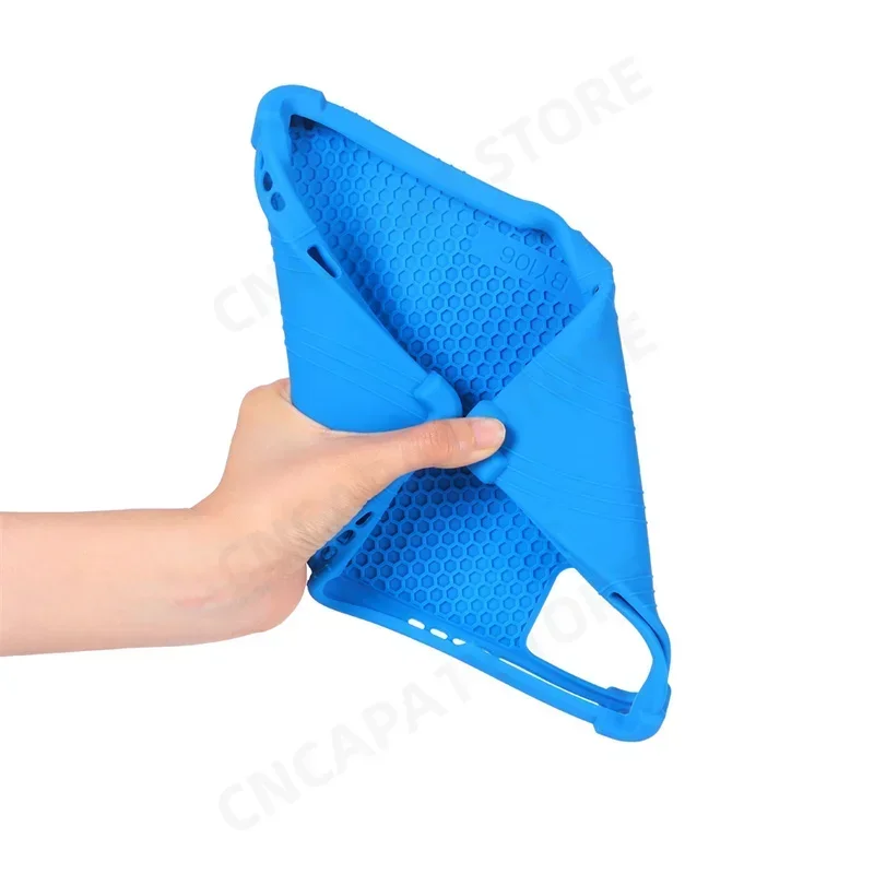 For Teclast P30 T P30T Case 10.1 inch Tablet PC Soft Silicone Shockproof Cover with Rear Kickstand Soft