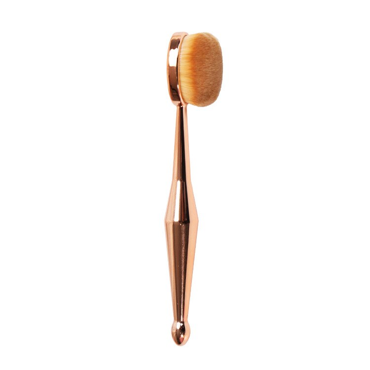 1 Uds. De cepillo de dientes, brocha de maquillaje, rama única de fibra ultrafina, brocha de pelo, herramientas de maquillaje brocha ovalada
