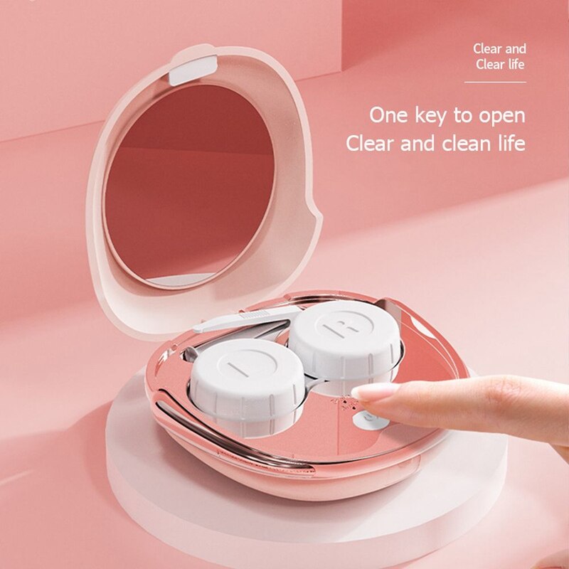 Nettoyeur à ultrasons automatique pour la maison, Machine de nettoyage automatique pour lentilles et lunettes, boîte de Contact
