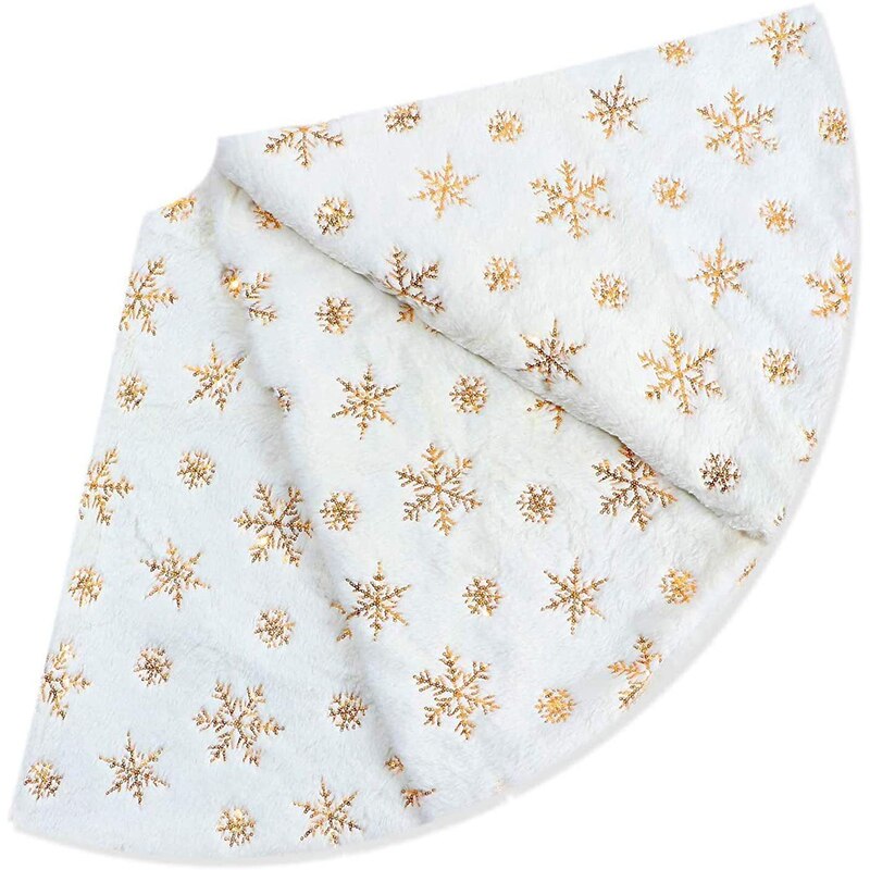 Kerstboom Rokken Faux Fur Kerstboom Voet Tapijt Xmas Boom Rok Mat Onder De Boom Kerstversiering Home Party