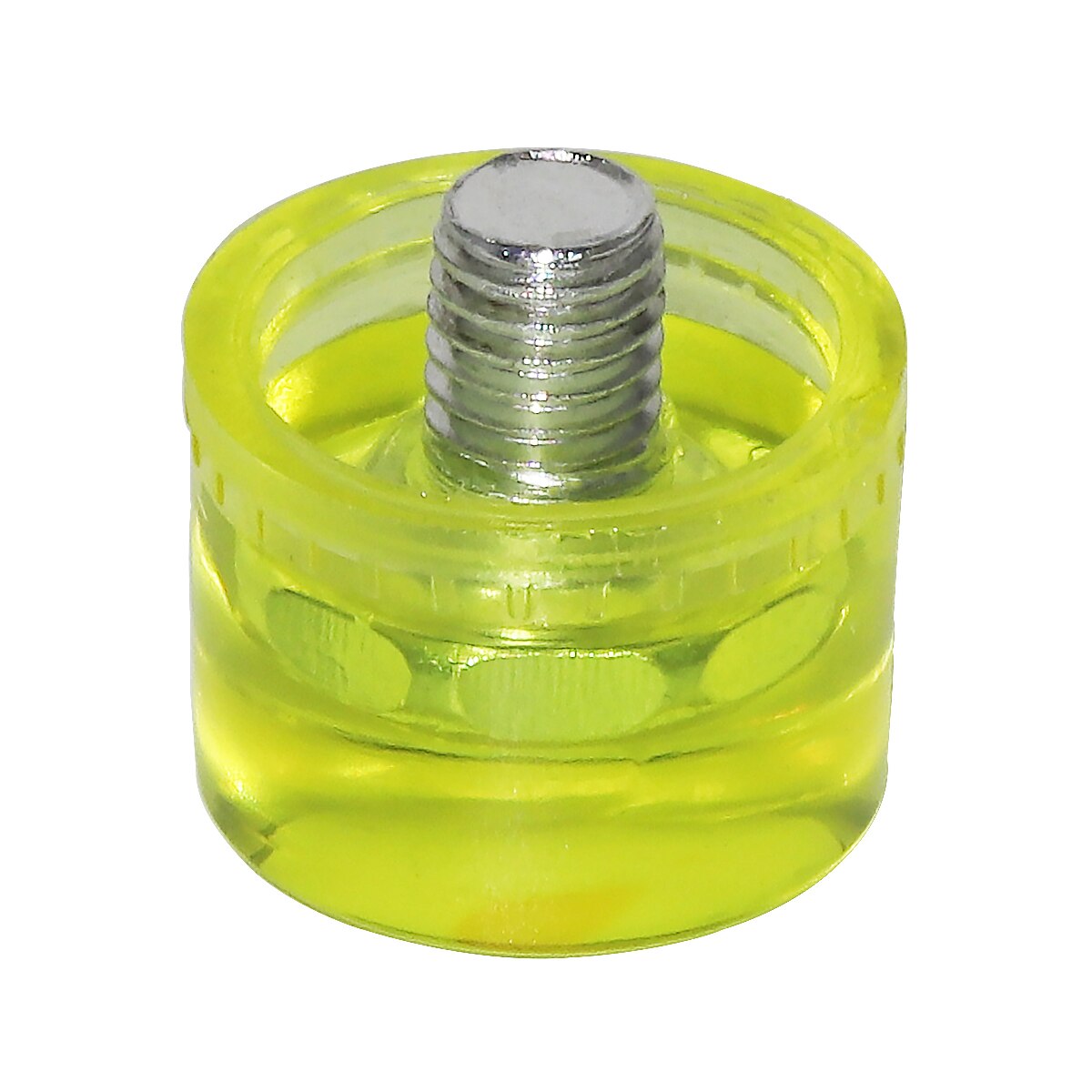 2Stck 25mm Gummi Hammer Kopf Austauschbare Hammer Kopf Doppel Konfrontiert Arbeit Verglasung Fenster Perlen Hammer Nylon Kopf Hammer werkzeug