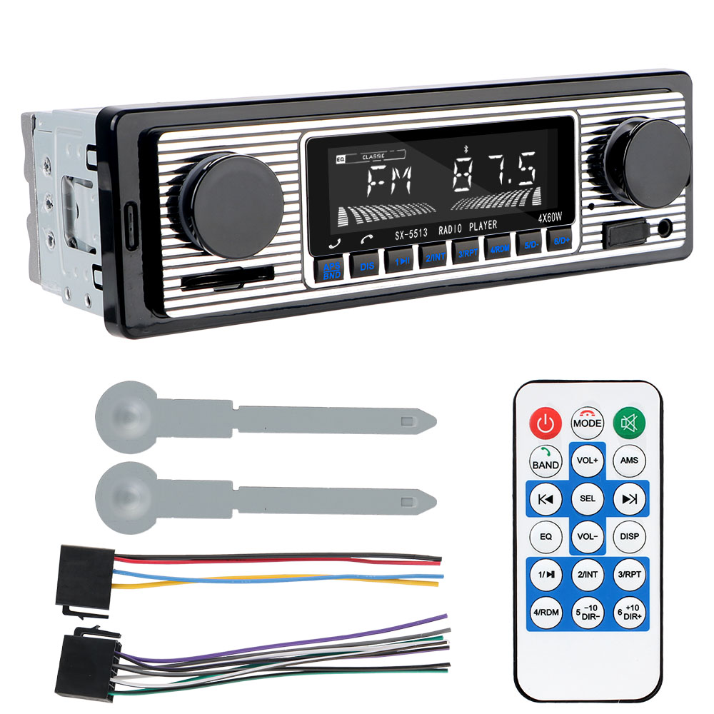 Car Accessories Remote Control Digital Bluetooth Audio Music Stereo Car Radio Car MP3 Player Bluetooth Car MP3 Player: Default Title