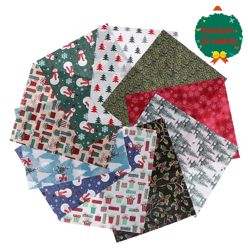 20-Piece Cotton Fabric Squares Bundle – 8” Quilting Patches, Floral & Print Scraps For Sewing & Crafts 10 thumbnail image