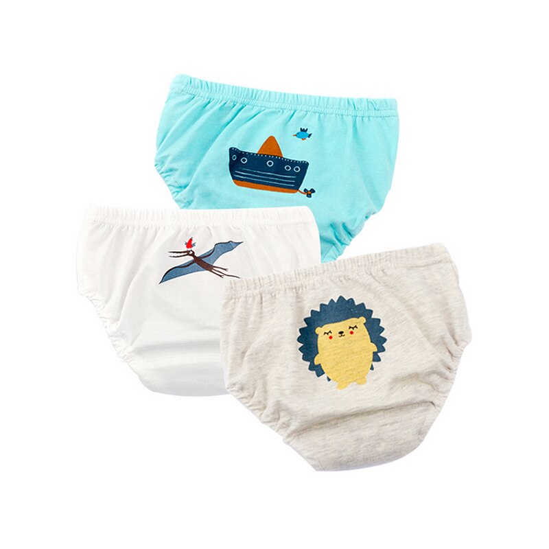 3 pièces/ensemble mignon sous-vêtements de bébé slips slips pour enfants doux coton culottes pour garçons filles respirant infantile sous-vêtements ensembles: A1 / 9M