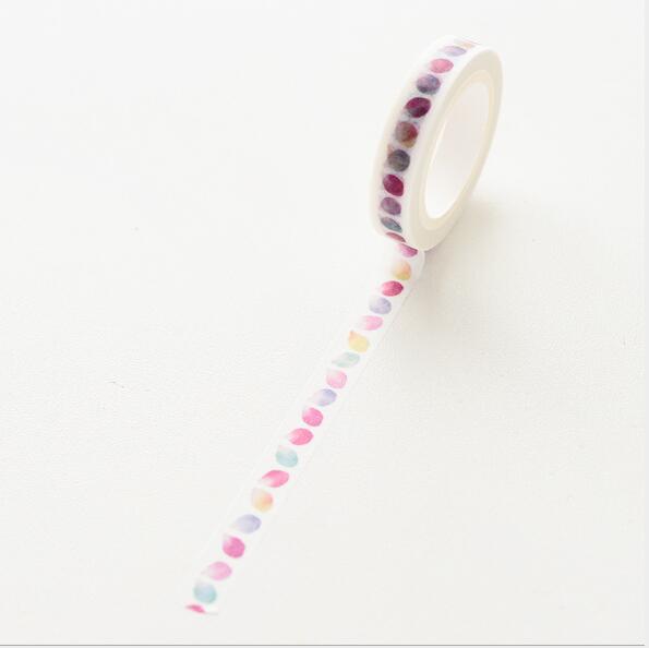 Ruban adhésif Washi Slim, 0.8CM de large, étiquette autocollante, usage quotidien, , amour, fournitures scolaires et de bureau, pour bricolage et Scrapbooking: 2