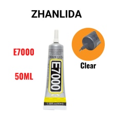 Zhanlida E7000 50ML Clear Contact DIY Cloth Fibre Adhesive Multipurpose Diamond Glass Glue With Precision Applicator Tip: Default Title
